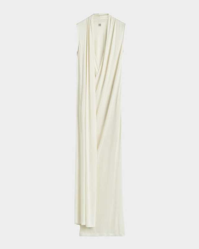 Overlapped Scarf Dress